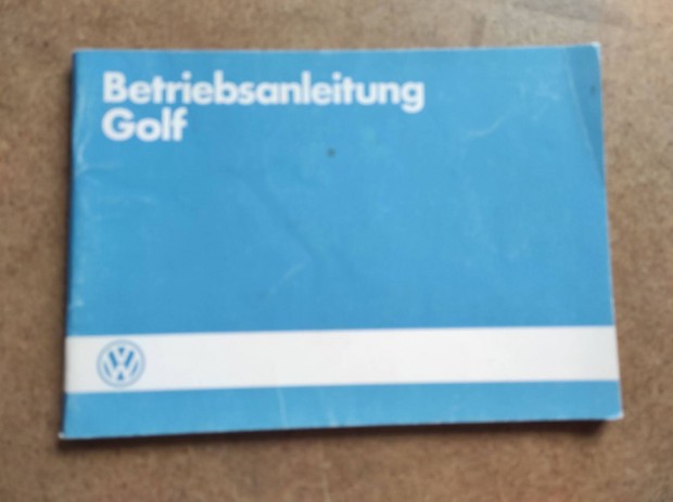 Volkswagen Vw. Golf 1 kezelsi tmutat.1985.01-