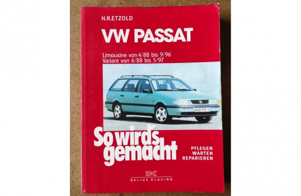 Volkswagen Vw, Passat javtsi karbantartsi knyv