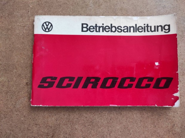 Volkswagen Vw. Scirocco kezelsi utasts, 1976-