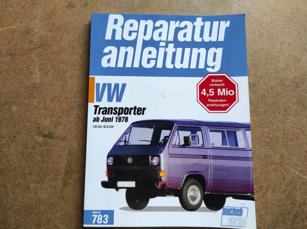 Volkswagen Vw, Transporter Dzel javtsi karbantartsi knyv1978