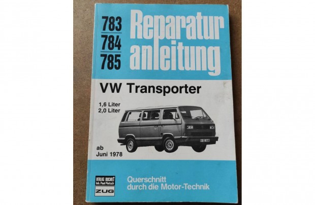 Volkswagen Vw. Transporter javtsi,karbantartsi knyv.1978