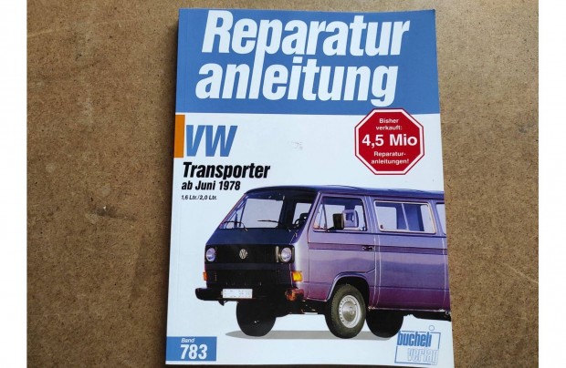 Volkswagen Vw. Transporter javtsi,karbantartsi knyv.1978