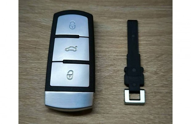 Volkswagen (VW) Passat B7, CC , B6 , 3 gombos 433mhz ID48 komplett táv