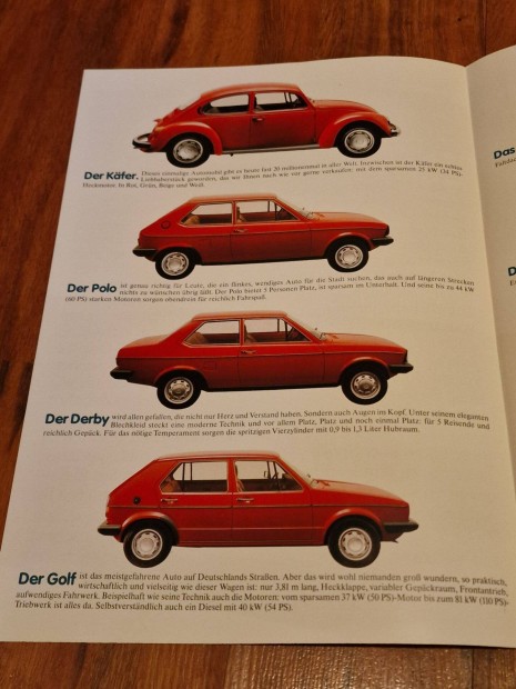 Volkswagen / AUDI Program Prospektus 1981 Bogrtl AUDI Quattro-IG