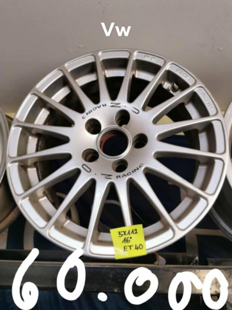 Volkswagen alufelni 16" ET 40