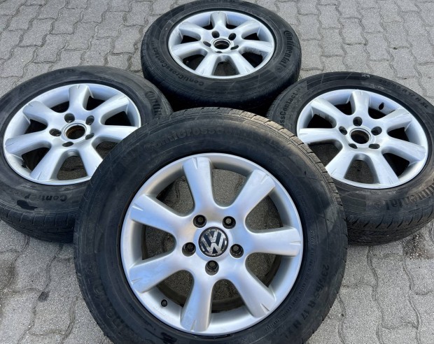 Volkswagen alufelni 17" 5x130 Continental 6mm Q7 cayenne Touareg 17"