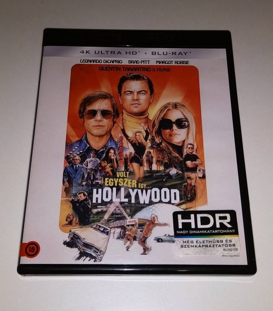Volt egyszer egy Hollywood 4K UHD + Blu-ray Film - Szinkronos!