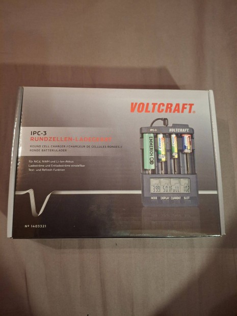 Voltcraft IPC-3, automata akkumultor tlt, regenerl, 2 v garancia