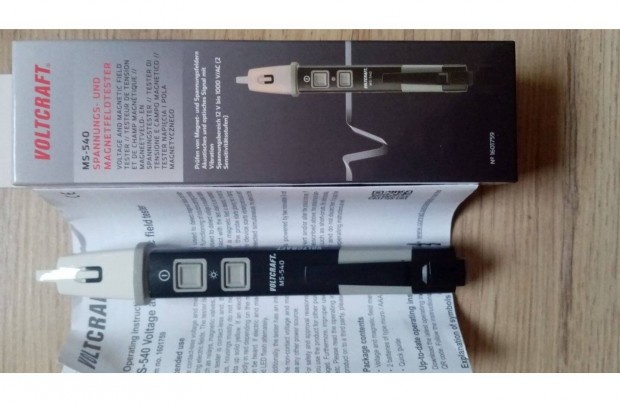 Voltcraft MS540 érintés nélküli feszültség-és mágneses mező vizsgáló