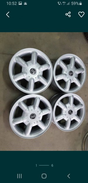 Volvo 15 alufelni 4x114.3 