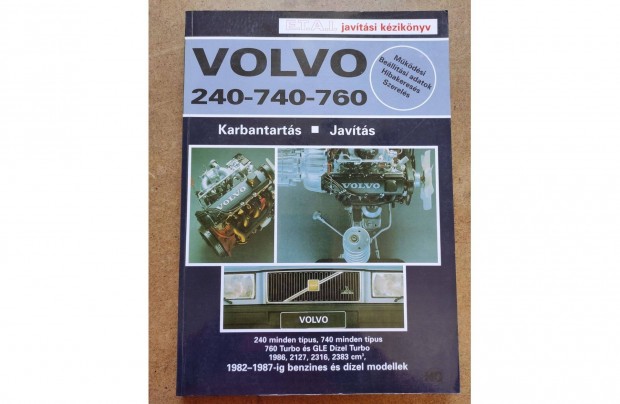 Volvo 240 740 760 javítási karbantartási kézikönyv