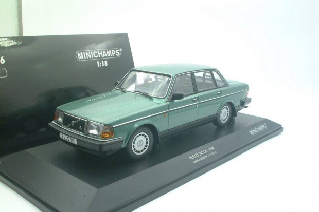 Volvo 240 GL 1986 1/18 Limitlt Minichamps ritka modellaut 1:18