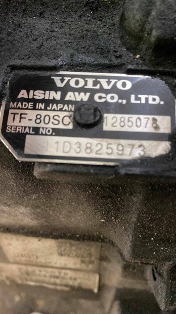 Volvo 6 sebessges automata 2.0 diesel D3 vlt