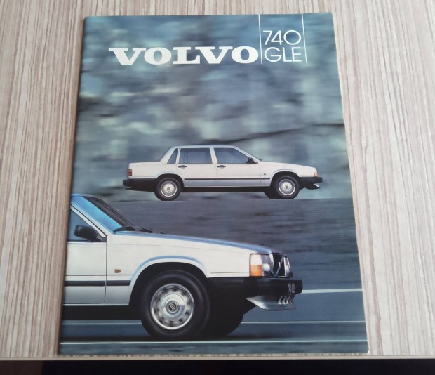 Volvo 740 Gle (1984) prospektus, katalgus.