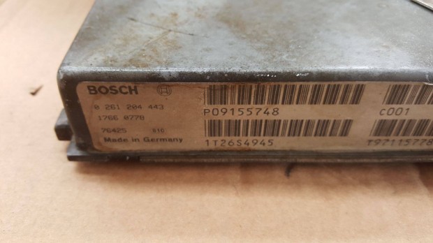 Volvo 9155748 S70 V70 C70 T5 ECU motorvezrl Bosch 0 261 204 443