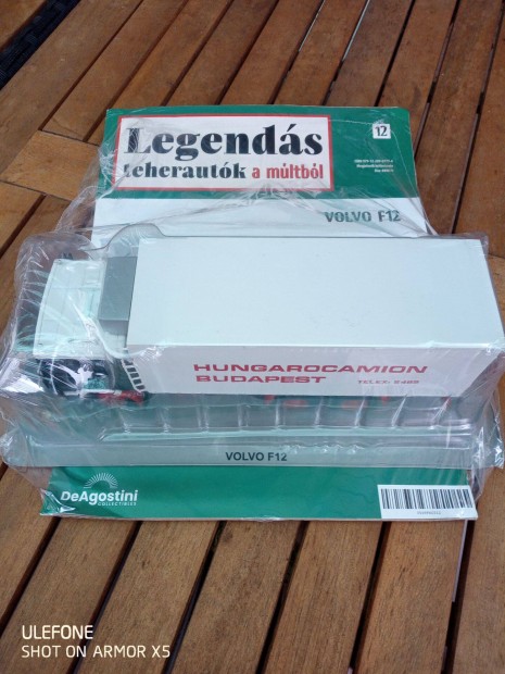 Volvo F12 Hungarocamion 1/43 Deagostini Legends teherautk a mltbl