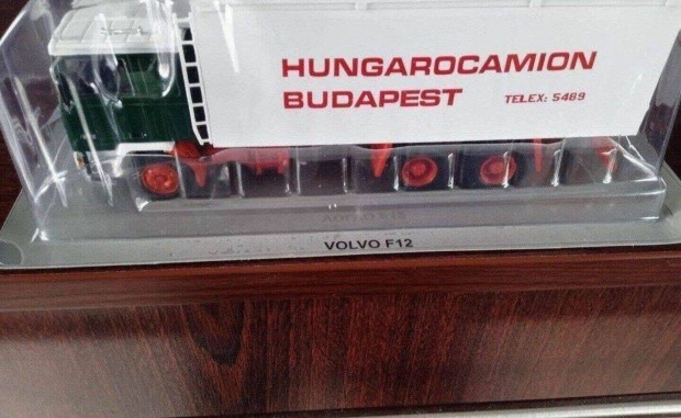 Volvo F12 Hungarocamion "Lengyel TGK DEA" kisauto modell 1/43 Elad