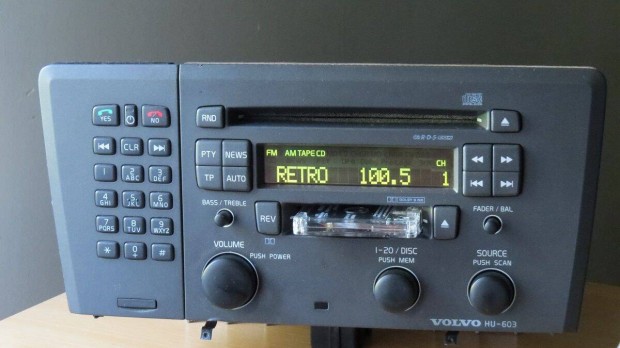 Volvo HU 603 gyri cd rdi autoradio fejegysg