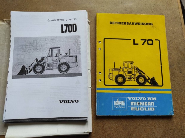 Volvo L70 rakod kezelsi zemeltetsi utasts + Magyar nyelv