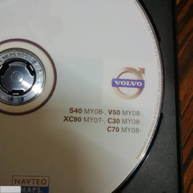 Volvo Navigci Trkp, Navi DVD Lemezek (HDD, RTI, TMS)