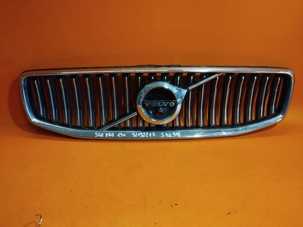 Volvo S60 V60 hűtőrács 19-től 32132217 (S.40.918)