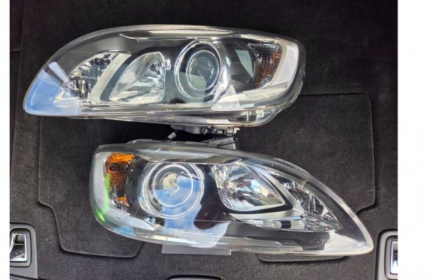 Volvo S60, V60 facelift komplett első Bi-Xenon fényszóró pár!2013-2018