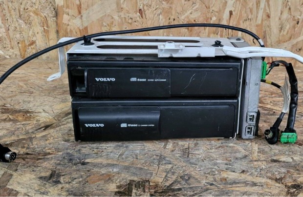 Volvo S80 98- Gyári dupla CD DVD tár tároló lejátszó választó 2483