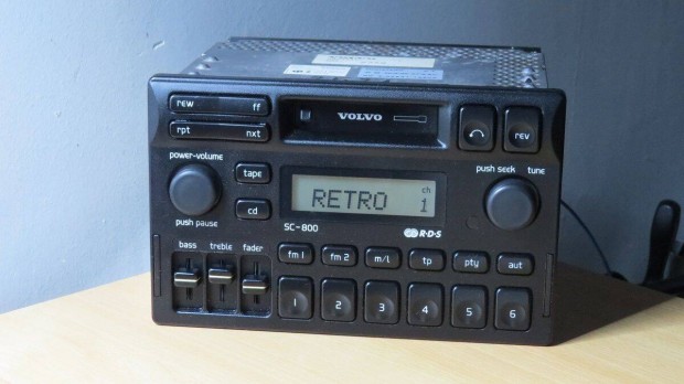 Volvo SC-800 retro gyári rádió autórádió magnó