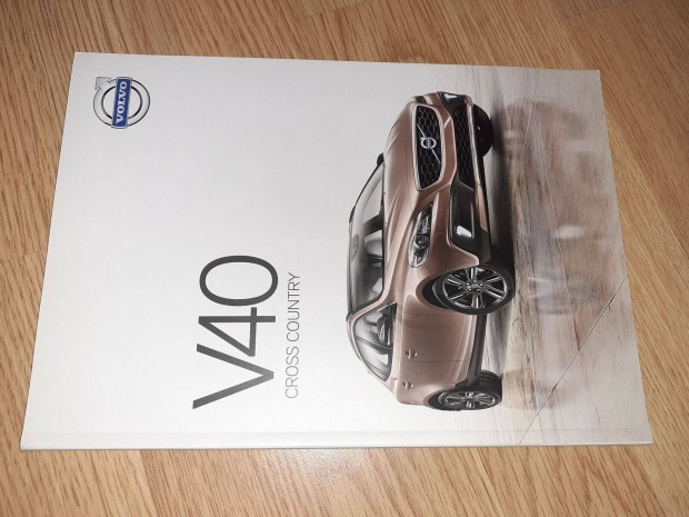 Volvo V40 Cross Country prospektus - 2013, angol nyelv