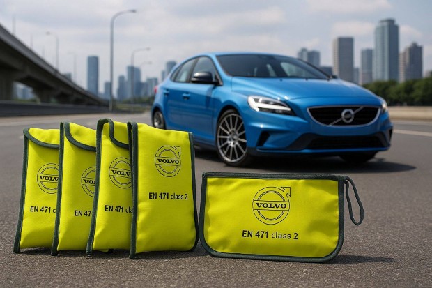 Volvo V40 Volvo vszhelyzeti biztonsgi mellny (safety vest) 4 db