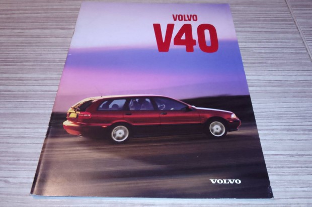 Volvo V40 (1998) prospektus, katalgus.