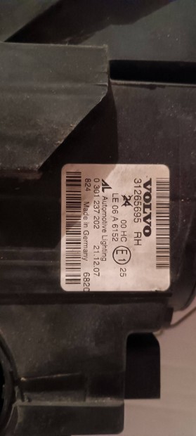 Volvo V50 31265695 RH els lmpa/fnyszr