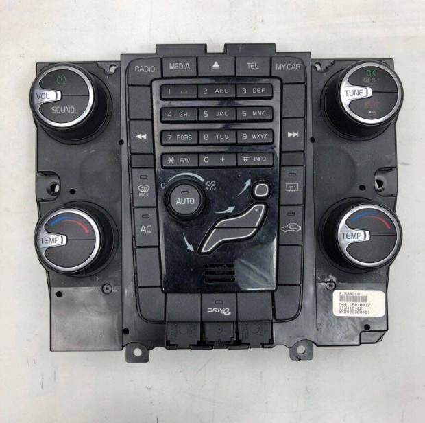 Volvo V70 III S80 II fts klma panel 31288318