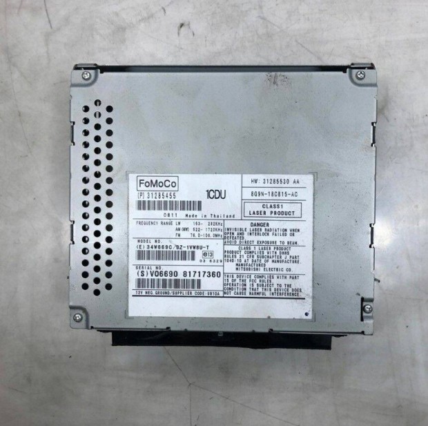 Volvo V70 S80 CD rdi lejtsz modul 31285455