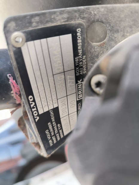 Volvo V70 von�horog, 2007-ig