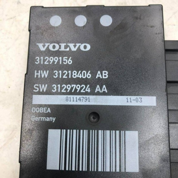 Volvo XC60 csomagtr ajt vezrl modul 31299156