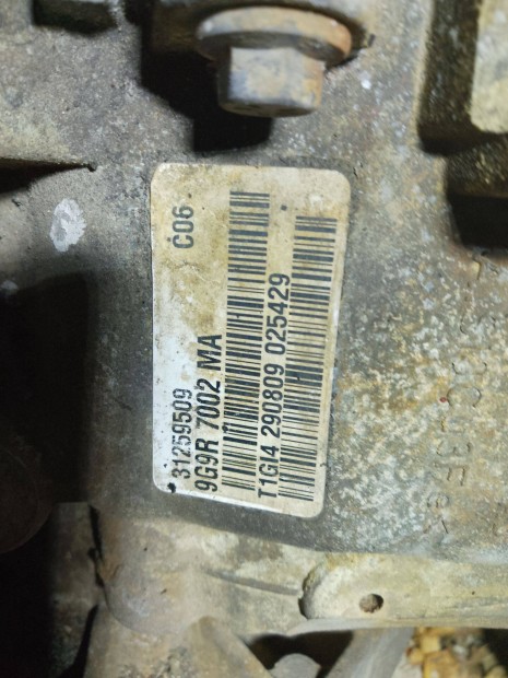 Volvo s80 s60 v60 v50 s40 c30 v70 m66 6 sebesseges kzi manulis vlt