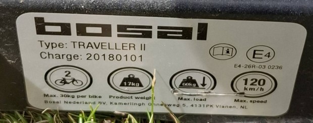 Vonhorogra szerelhet kerkpr szllit