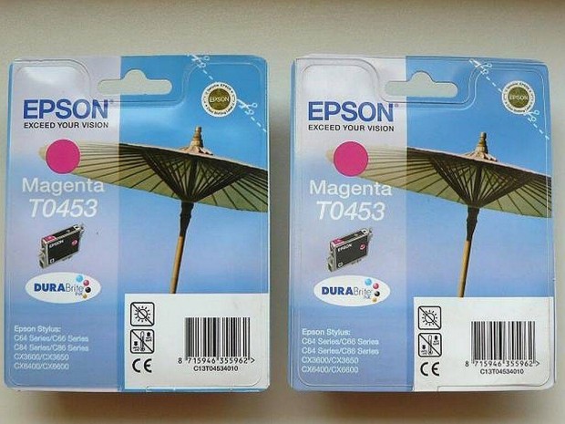 Vrs Epson T0453 tintapatron ; T04534010 eredeti tinta = 2540.-Ft