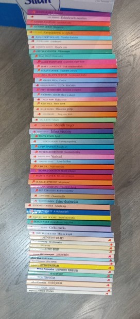 Vörös Rózsa romantikus sorozat 59 db könyv