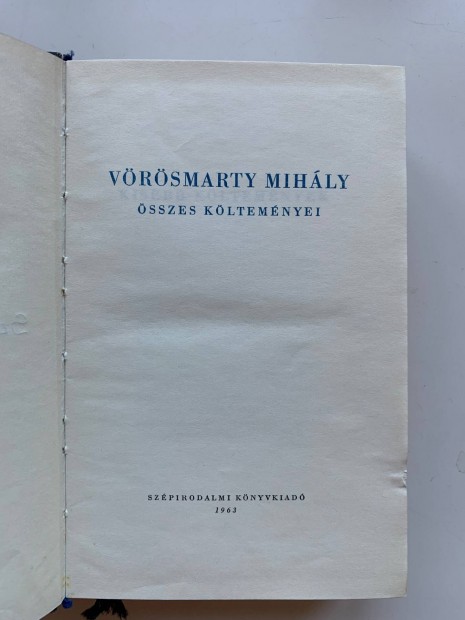 Vörösmarty Mihály-Összes költeménye