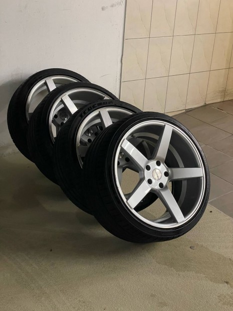 Vossen 5x120 BMW 20 coll konkv ktszles j gumikkal Tpms