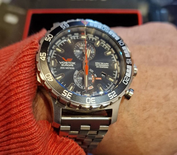 Vostok Europe Expedition Everest Alarm chrono quartz 