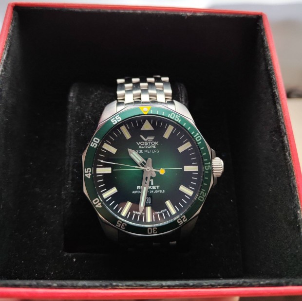 Vostok Europe N1 Rocket 225A710-B frfi automata ra