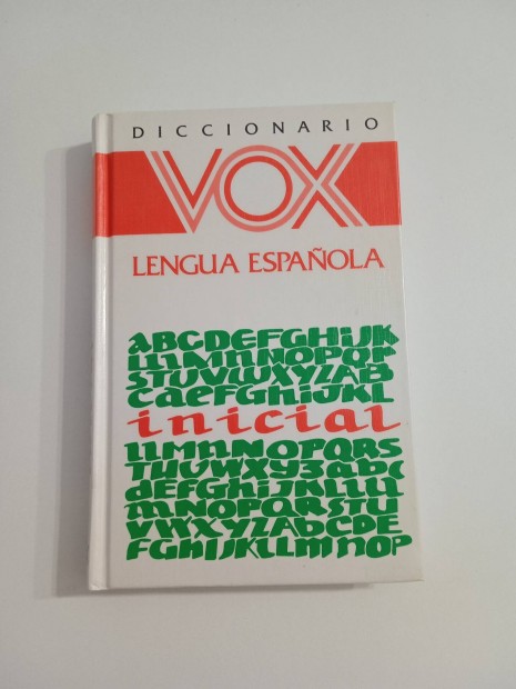 Vox - Diccionario Lengua Espanola, spanyol egynyelv sztr 