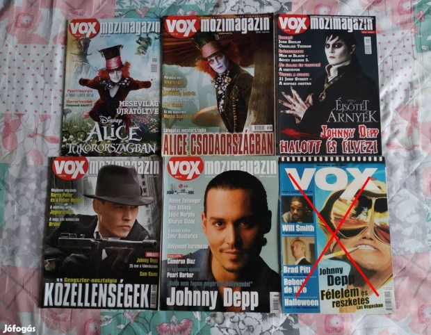Vox mozimagazinok, Johnny Depp