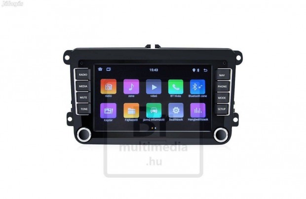 Vw 2Din Multimdia Gyri Kinzet Passat Golf Caddy Android Multimdia