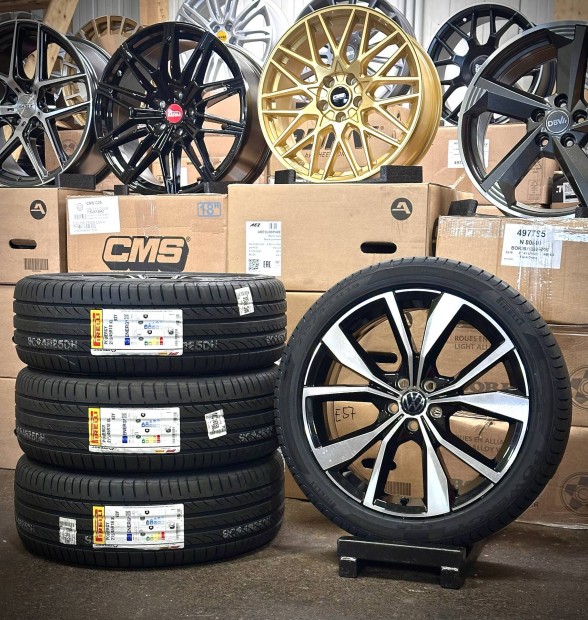 Vw 5x100 18zoll Új gyári alufelnik 215/45 R18 új nyári gumikkal