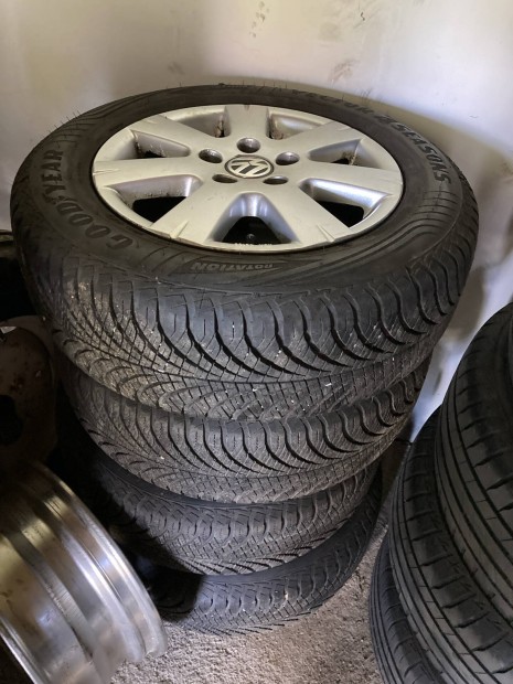 Vw 5x112 alufelni jszer gumikkal 