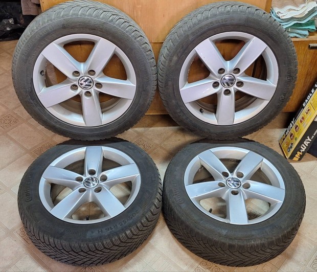 Vw Alufelni szett Continental téligumival